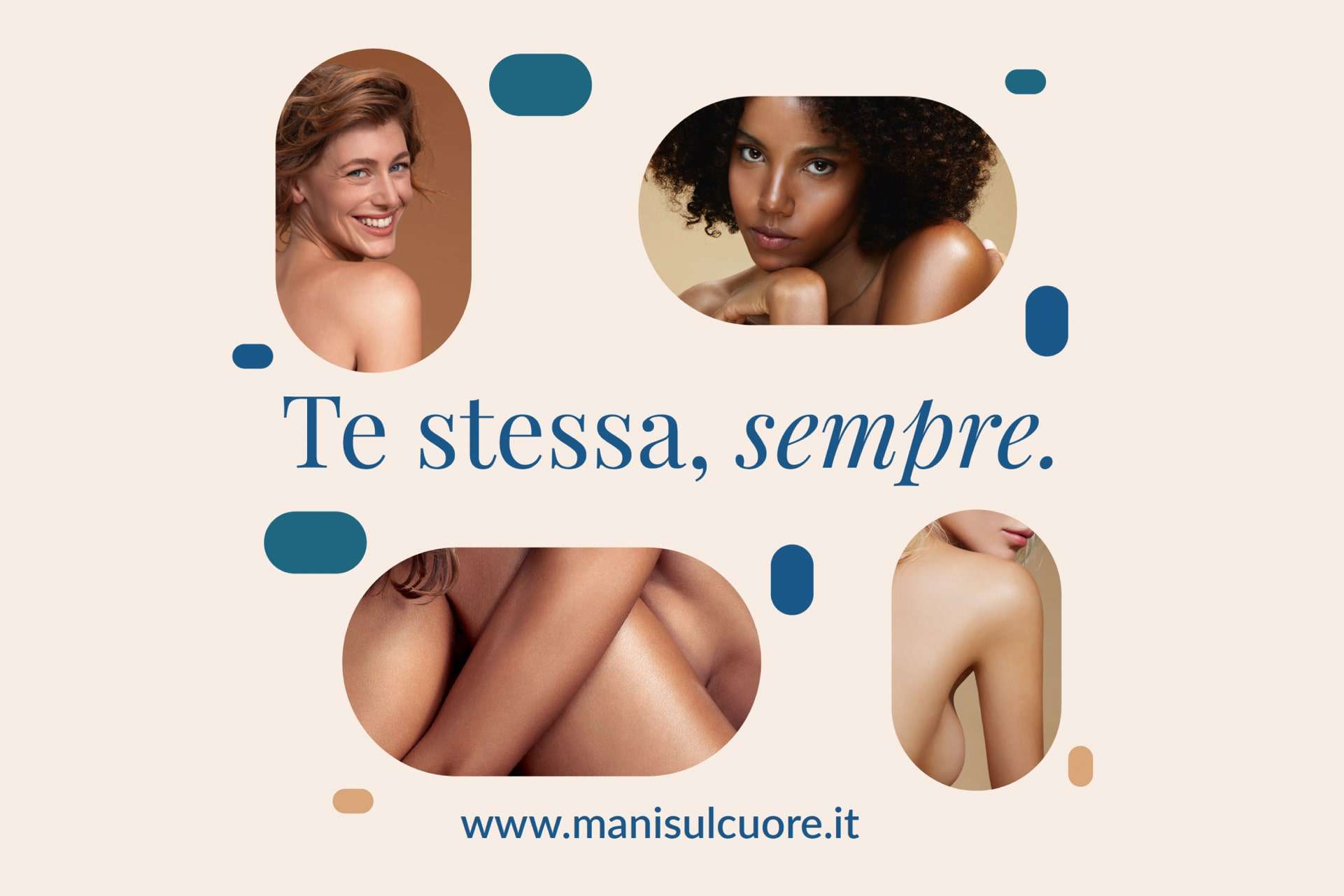 Mockup grafica mani sul cuore